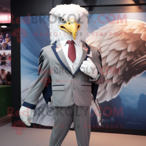 Silver Bald Eagle mascotte...