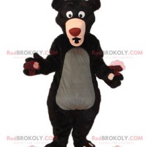 Mascota del oso pardo con un gran hocico rojo - Redbrokoly.com