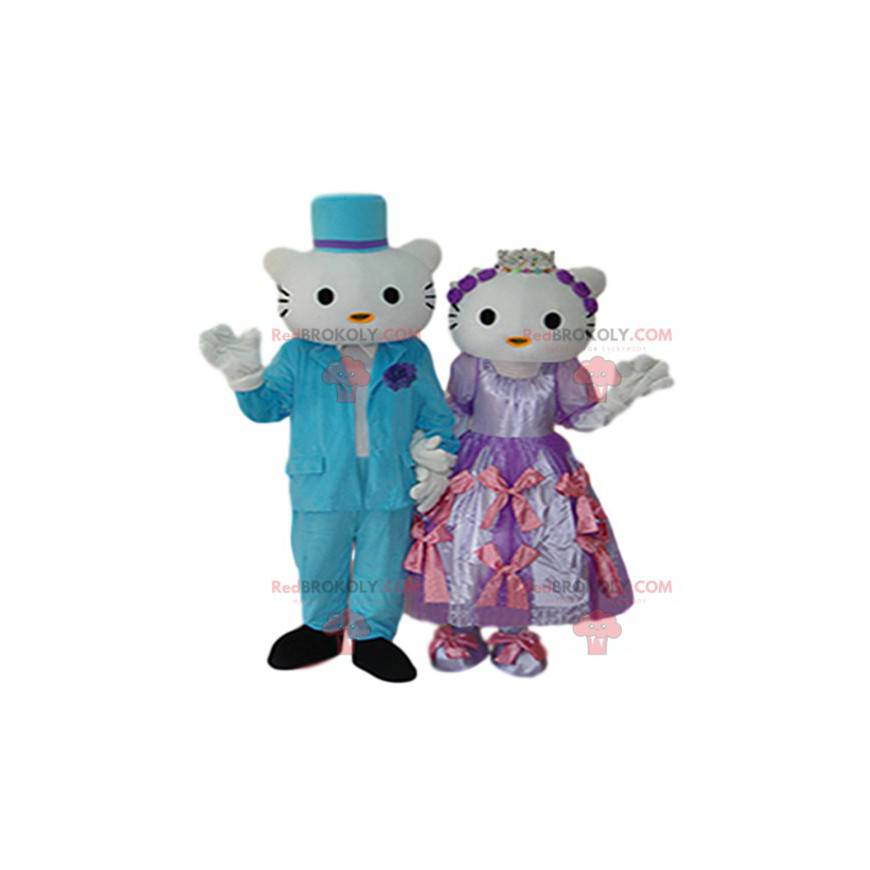 Duo de mascotte de Hello Kitty et son prince - Redbrokoly.com