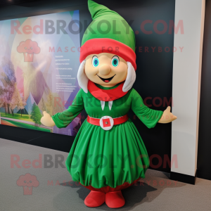  Elf maskot kostym karaktär...