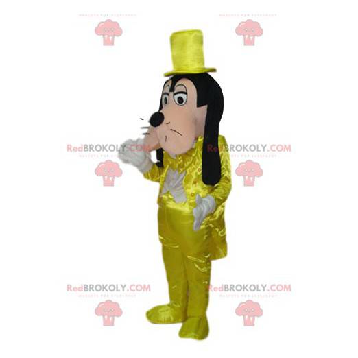 Goofy mascot with a sparkling yellow costume - Redbrokoly.com