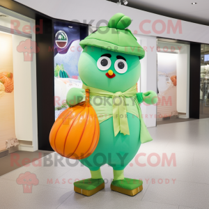 Green Mandarin mascotte...