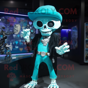 Turquoise Undead mascotte...