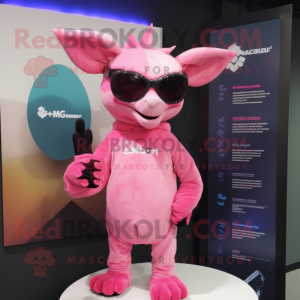 Roze Chupacabra mascotte...