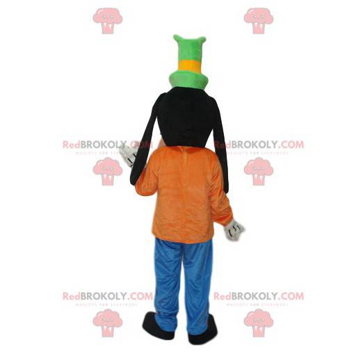 Goofy mascot with his green top hat. - Redbrokoly.com