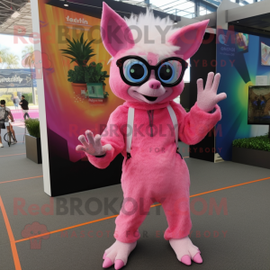 Pink Chupacabra maskot...