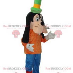 Mascota de Goofy con su sombrero de copa verde. - Redbrokoly.com