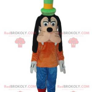 Goofy mascotte met zijn groene hoge hoed. - Redbrokoly.com