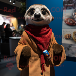 Brown Meerkat mascotte...