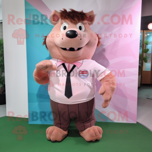 Pink Beaver mascotte...