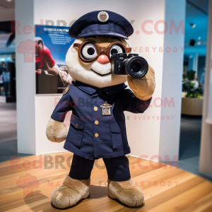 Navy Camera mascotte...