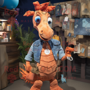 Rust Sea Horse mascotte...
