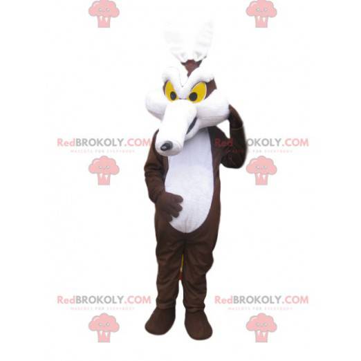 Mascot brown and white coyote. Coyote costume - Redbrokoly.com