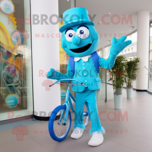 Turkis Unicyclist maskot...