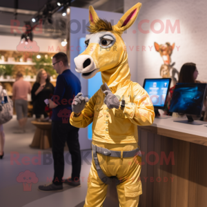 Gold Donkey mascotte...