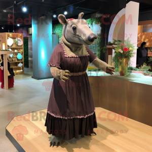 Bruin tapir mascotte...