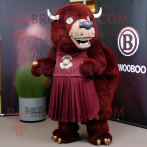 Maroon Buffalo mascotte...