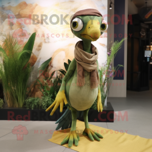 Olive Archaeopteryx maskot...