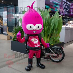 Magenta Radise maskot...