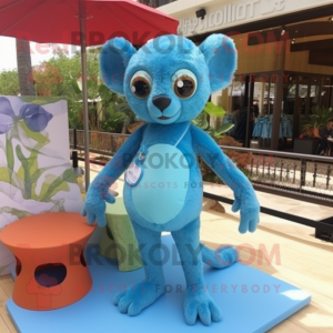 Postava maskota Sky Blue...