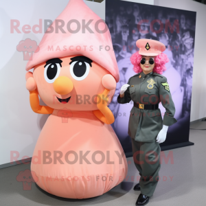 Peach Commando maskotdräkt...