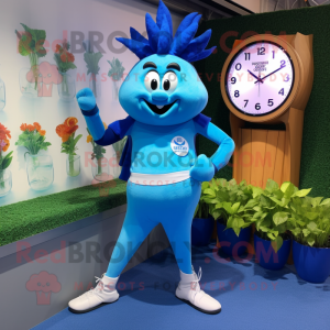 Blue Onion maskot kostume...