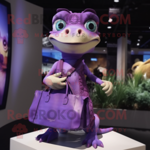 Purple Geckos mascotte...