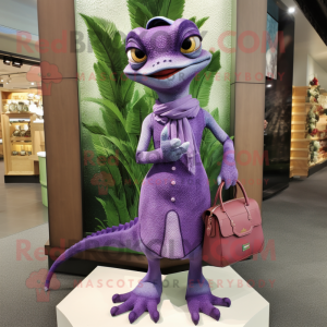 Purple Geckos mascotte...