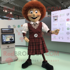 Brune irske dansesko maskot...