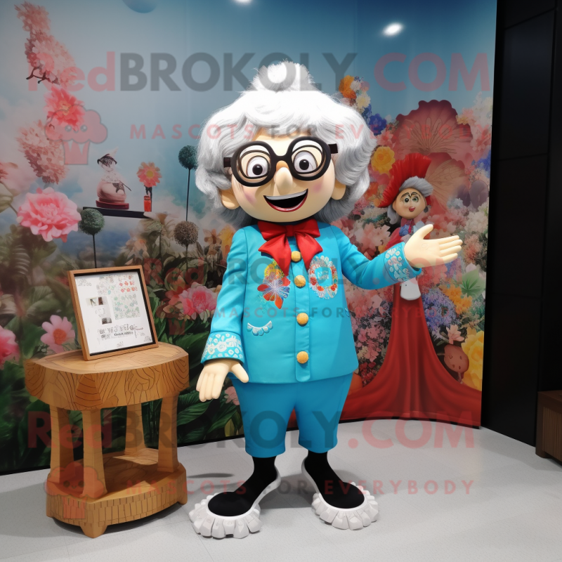 nan Pho mascot costume character dressed with a Blazer and Brooches nan Pho mascot costume character dressed with a Blazer and Brooches