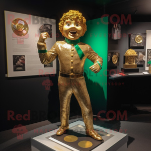 Personagem de mascote Gold...