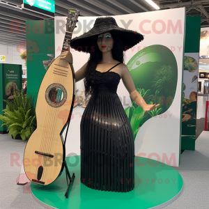Sort Celtic Harpe maskot...