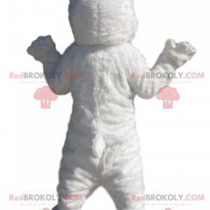 Mascotte d'ours blanc.Costume d'ours blanc - Redbrokoly.com