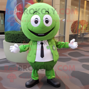 Olive Soccer Ball maskot...
