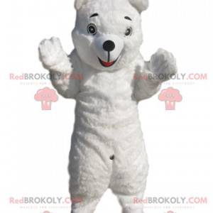 Mascotte d'ours blanc.Costume d'ours blanc - Redbrokoly.com