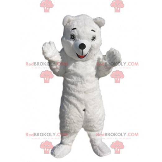 Mascote de urso polar. Fato de urso polar - Redbrokoly.com