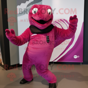 Magenta Titanoboa mascotte...