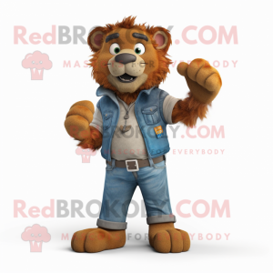 Kostium maskotki Rust Lion...