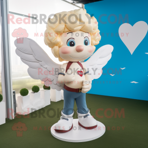 Kremfarget Cupid maskot...