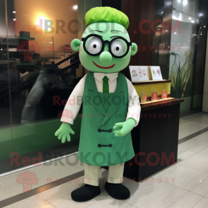 Zielona postać w kostiumie...