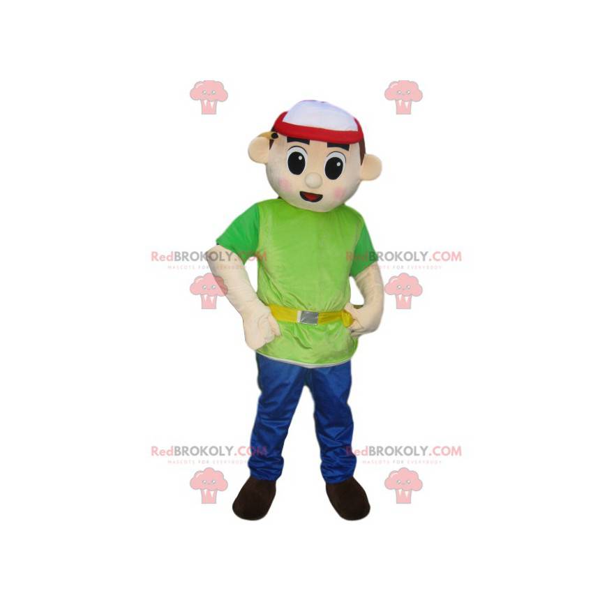 Mascot foreman with a cap - Redbrokoly.com