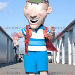 Holidaymaker fisherman mascot - Redbrokoly.com