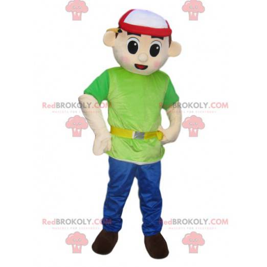 Capataz de mascote com boné - Redbrokoly.com