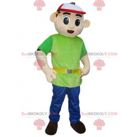 Capataz de mascote com boné - Redbrokoly.com