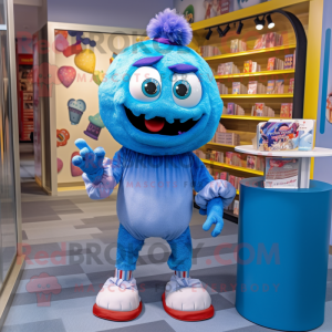 Blue Cupcake mascotte...