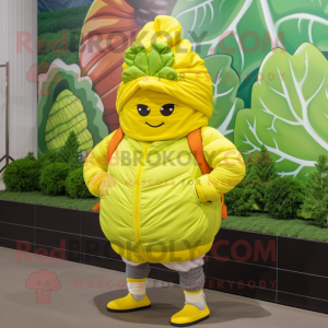 Yellow Cabbage mascotte...