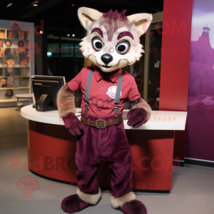 Maroon Civet mascotte...