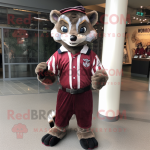 Maroon Civet mascotte...