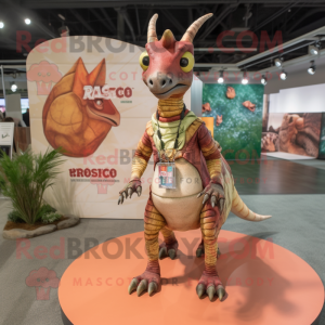 Rust Parasaurolophus maskot...