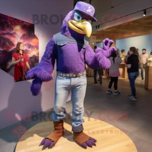 Purple Hawk mascotte...